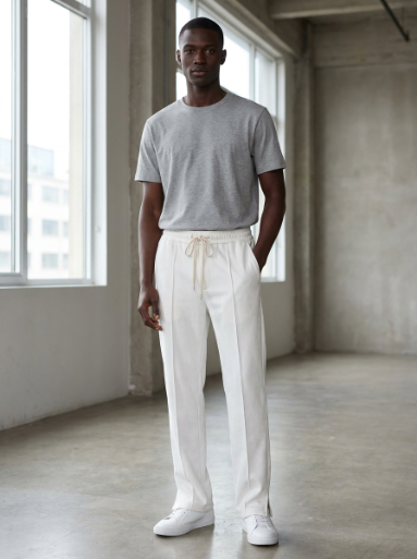 Piece de l ensemble blanc portee separement